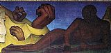 Diego Rivera Detroit Industry II painting